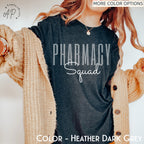 Pharmacy Squad Shirt, Pharmacy Tech T-Shirt, RX Certified Pharmacy Technician Tee, Pharmacist Sweatshirt, Pharmacy Student Sweater