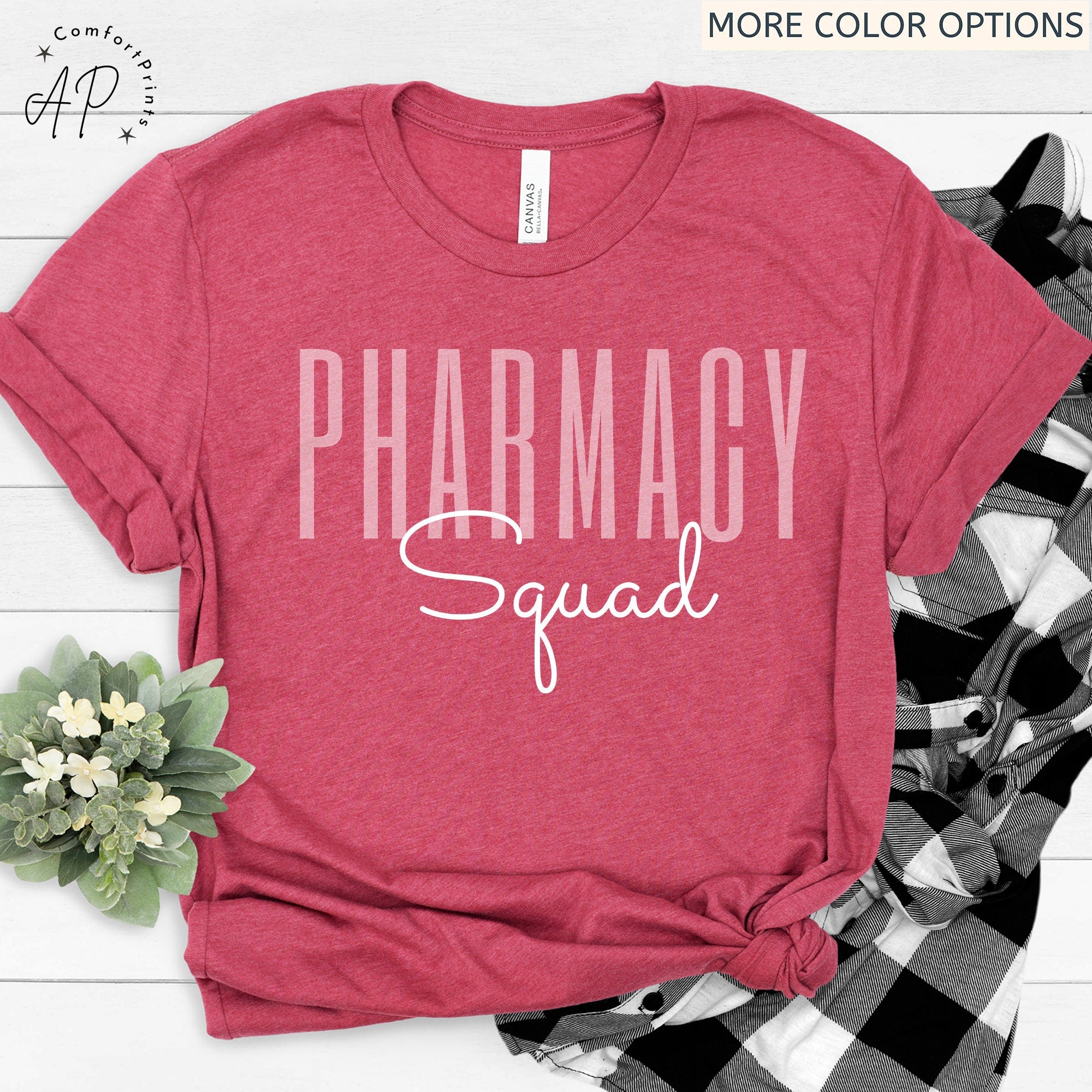 Pharmacy Squad Shirt, Pharmacy Tech T-Shirt, RX Certified Pharmacy Technician Tee, Pharmacist Sweatshirt, Pharmacy Student Sweater