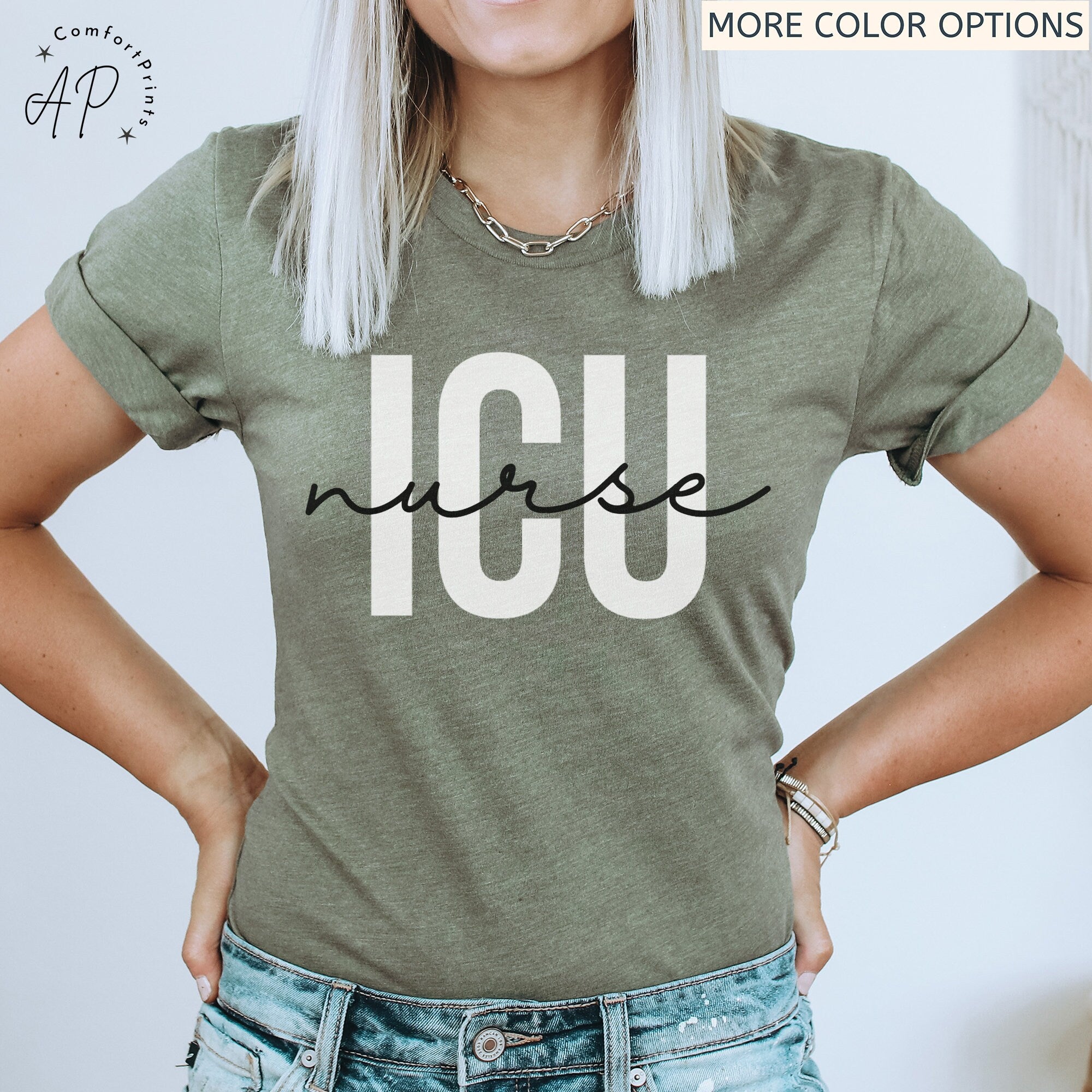 ICU Intensive Care Unit Nurse Shirt, PICU Nursing School Student T-Shirt, Emergency Registered Nurse Grad Shirt, Nurse in Training Sweater