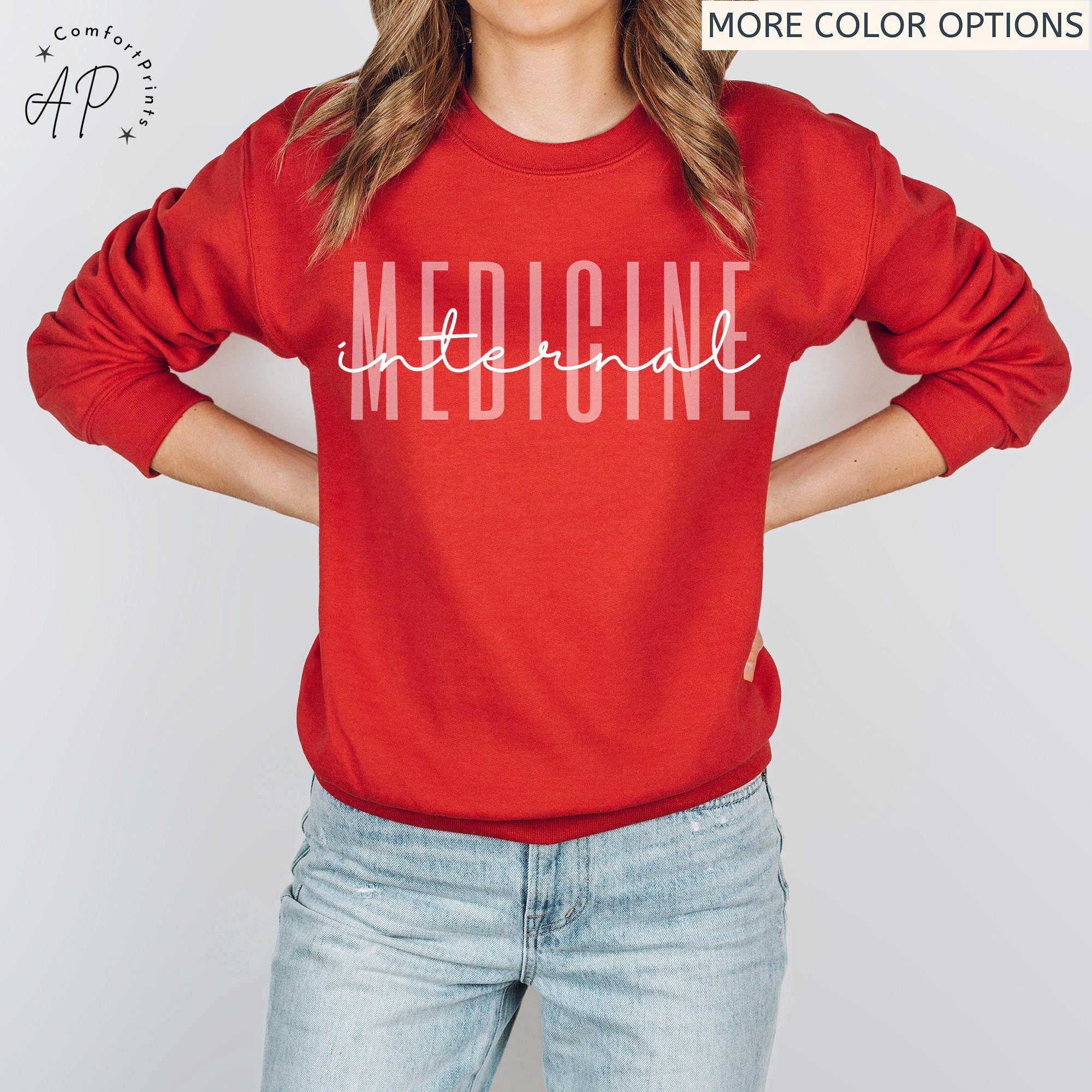 Internal Medicine Sweatshirt, Women in Medicine Sweater, Future Physician Shirt, Medical School Student T-Shirt, MD Grad Tee