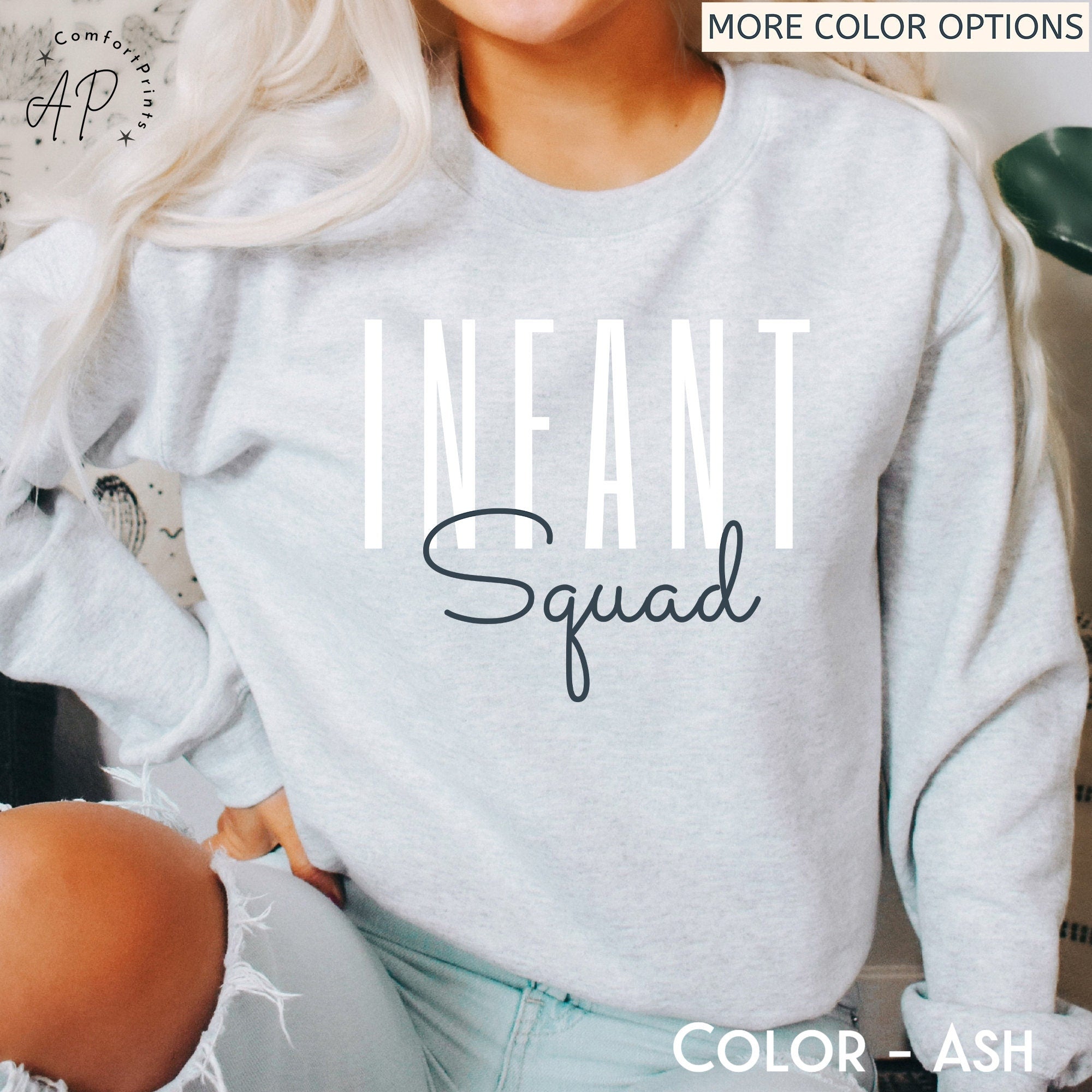 Infant Squad Sweatshirt, Toddler Squad Sweater, Infant Teacher Shirt, Daycare Provider T-Shirt, Early Childhood Educator Shirt
