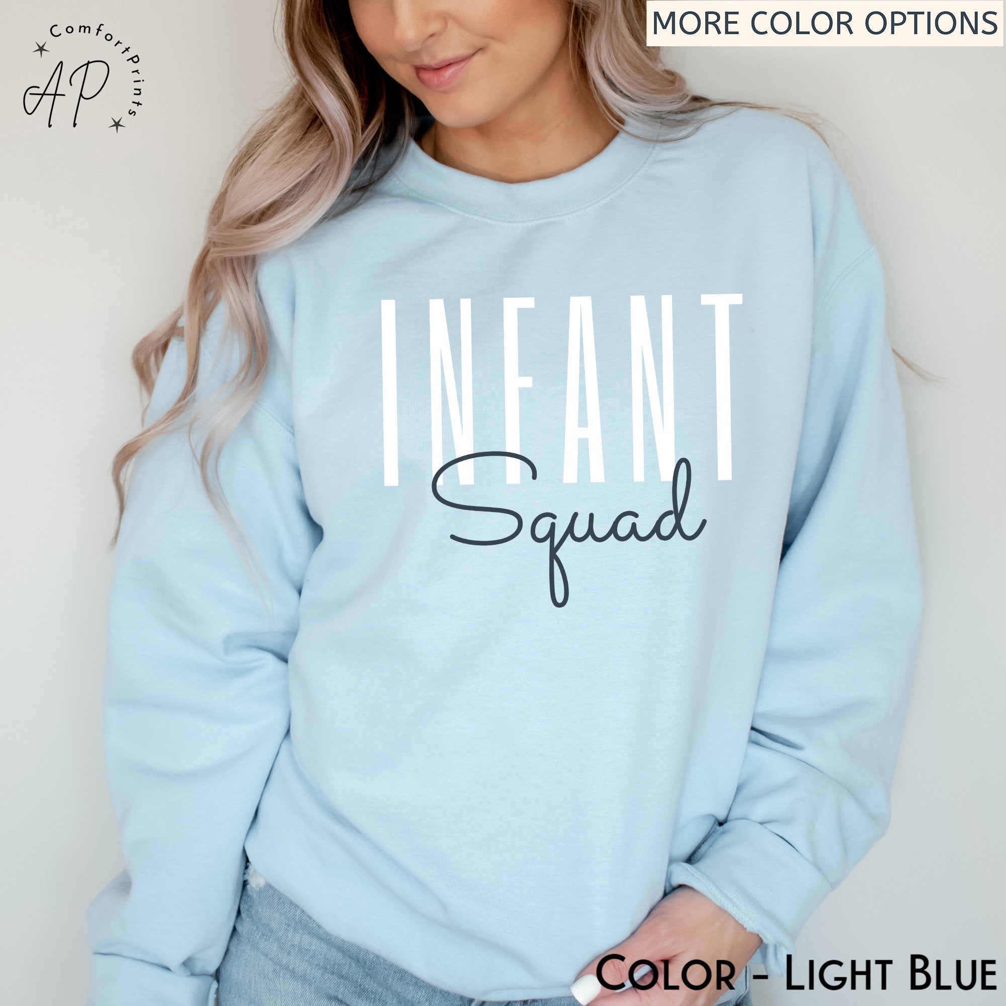 Infant Squad Sweatshirt, Toddler Squad Sweater, Infant Teacher Shirt, Daycare Provider T-Shirt, Early Childhood Educator Shirt