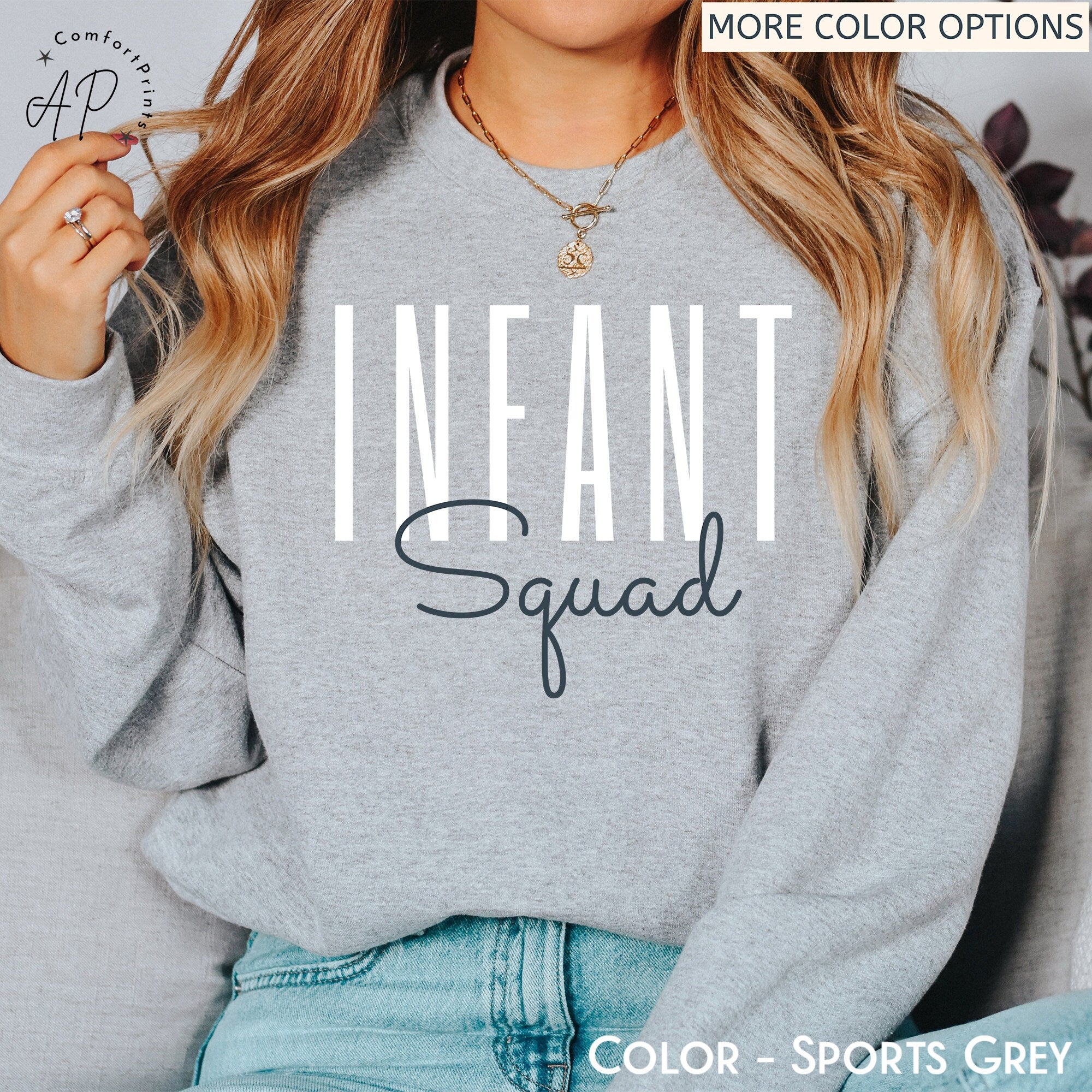 Infant Squad Sweatshirt, Toddler Squad Sweater, Infant Teacher Shirt, Daycare Provider T-Shirt, Early Childhood Educator Shirt
