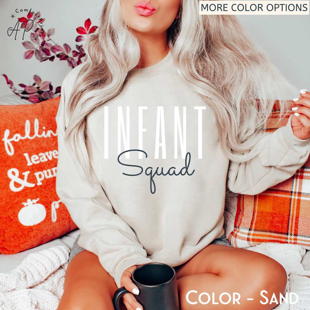 Infant Squad Sweatshirt, Toddler Squad Sweater, Infant Teacher Shirt, Daycare Provider T-Shirt, Early Childhood Educator Shirt