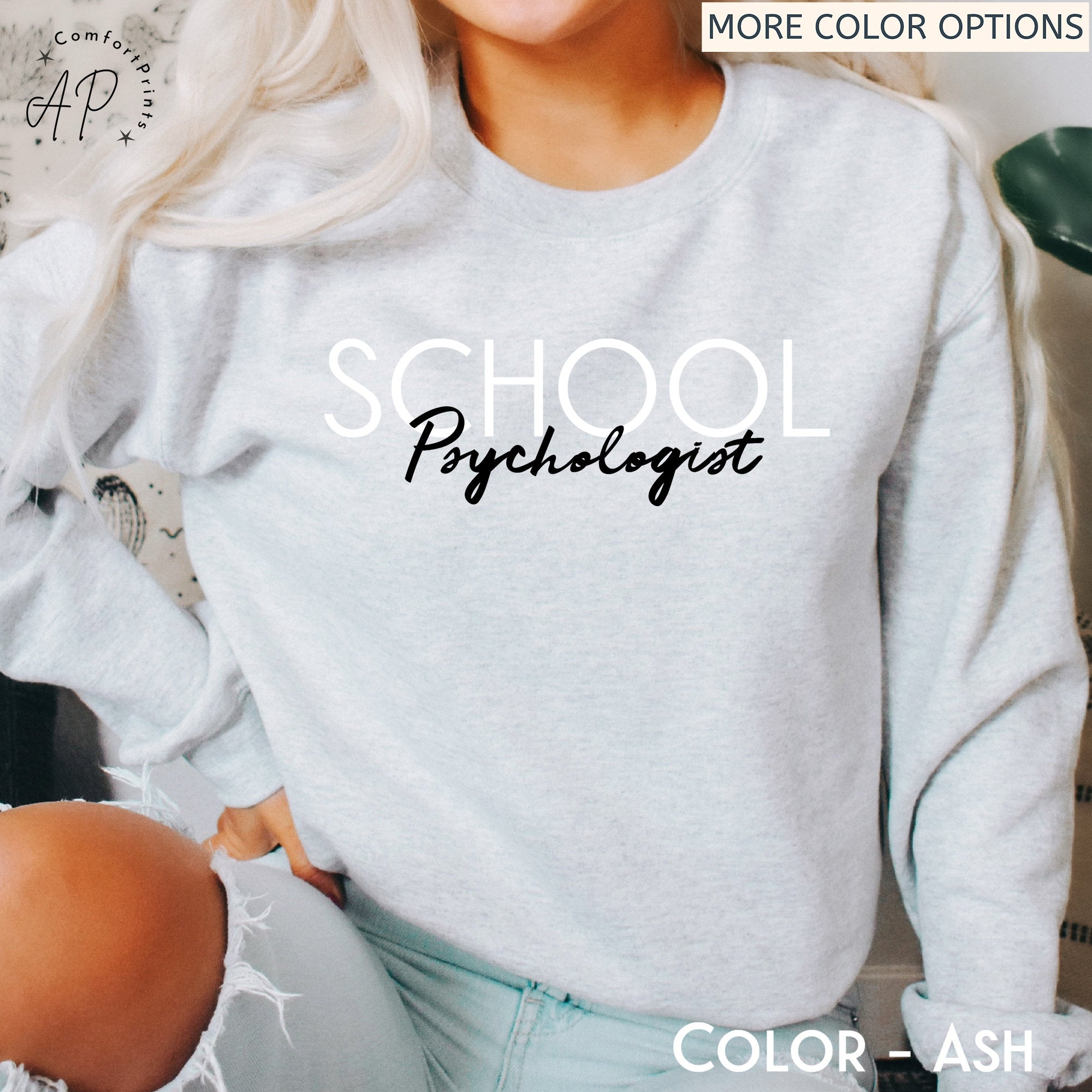School Psychologist Sweatshirt | School Counselor Shirt | School Psych Sweater | LPC Sweater | Teacher T-Shirt | Guidance Counselor Tee