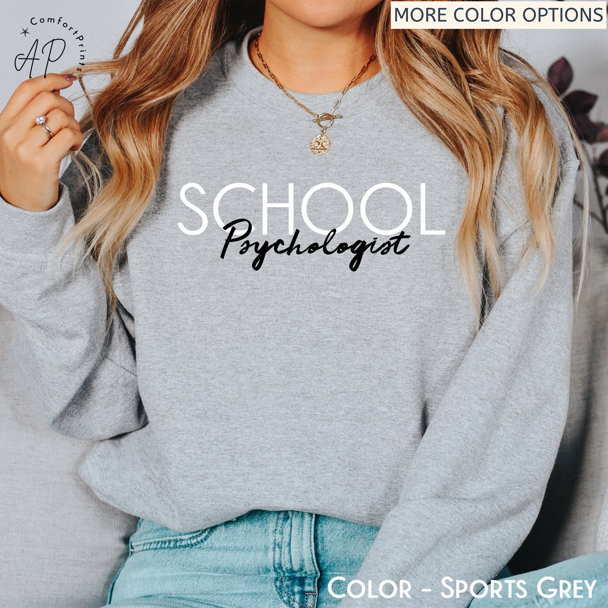 School Psychologist Sweatshirt | School Counselor Shirt | School Psych Sweater | LPC Sweater | Teacher T-Shirt | Guidance Counselor Tee