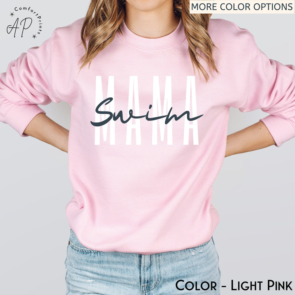 Swim Mama Sweatshirt, Swim Mom Sweater, Swim Team Shirt, Swim Teacher T-Shirt, Swimming Team Tee, Swim Coach Hoodie