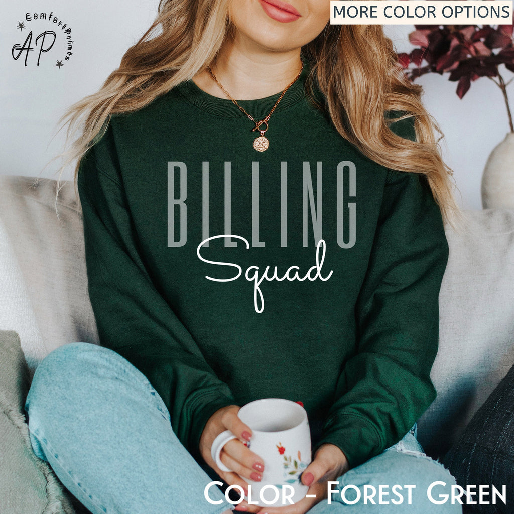 Billing Squad Sweatshirt, Medical Coding Sweater, Hospital Biller Shirt, Billing Specialist T-Shirt, Coding Officer Tee