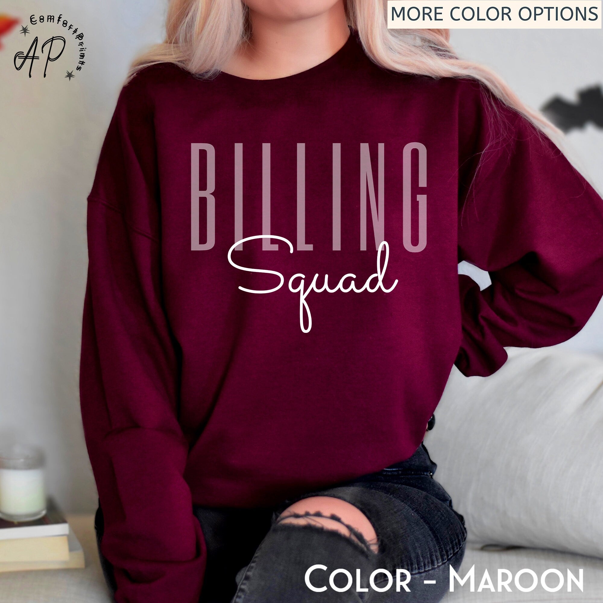 Billing Squad Sweatshirt, Medical Coding Sweater, Hospital Biller Shirt, Billing Specialist T-Shirt, Coding Officer Tee