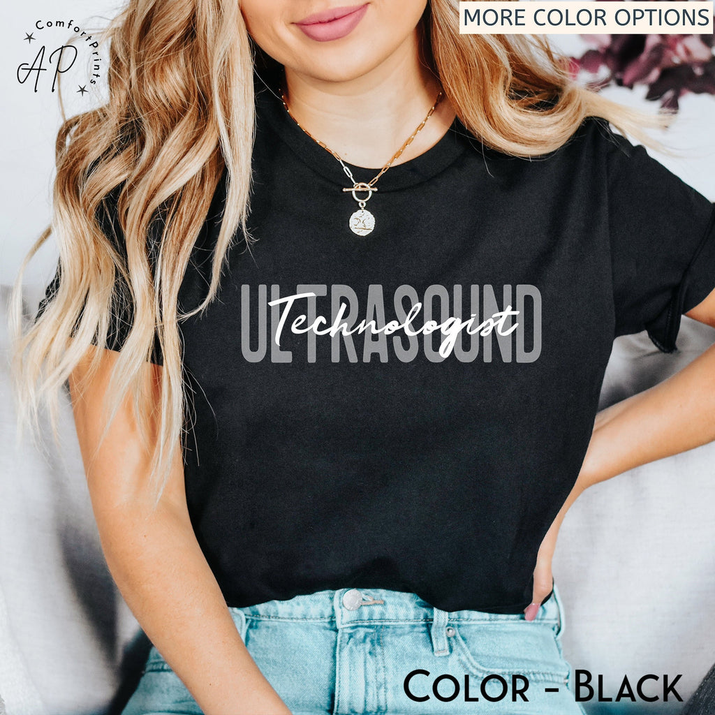 Ultrasound Technologist Shirt | Sonography Grad Student Tshirt | Ultrasound Tech Tee | Gift for RDMS Tech | Sonographer Student Tee