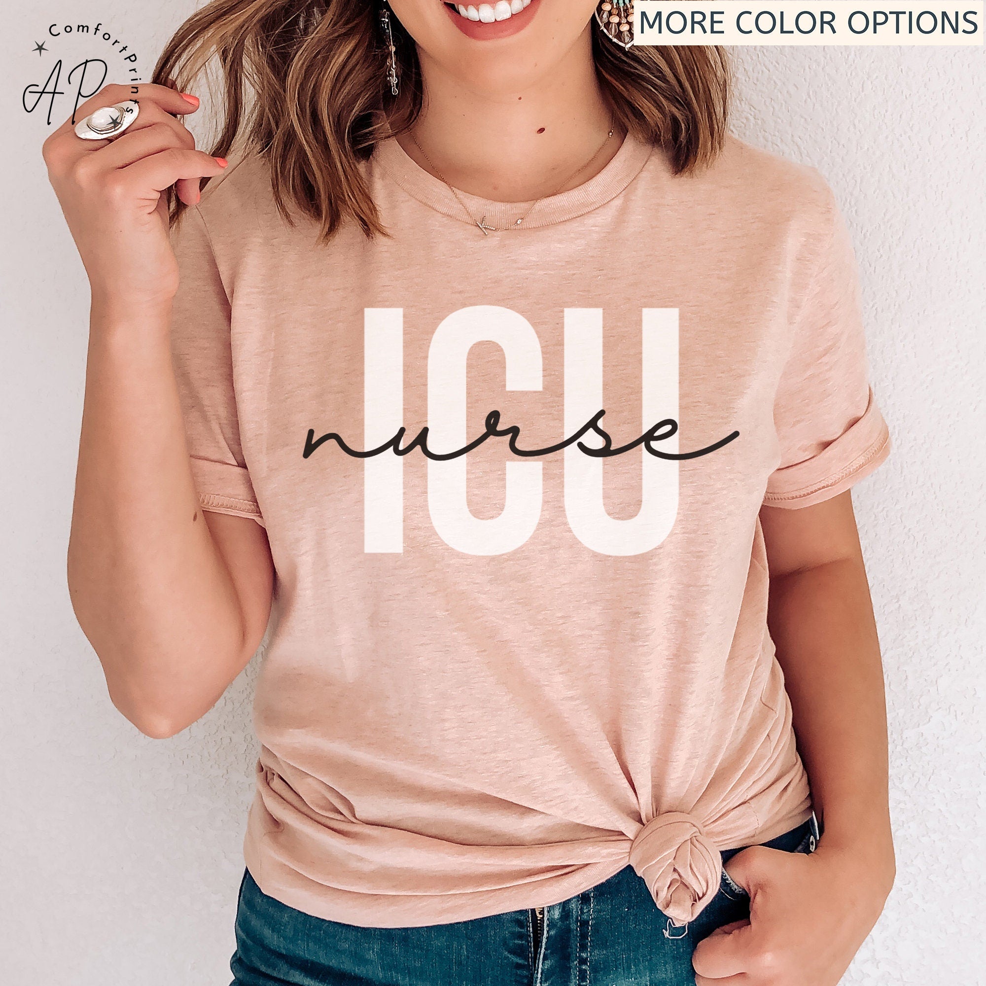 ICU Intensive Care Unit Nurse Shirt, PICU Nursing School Student T-Shirt, Emergency Registered Nurse Grad Shirt, Nurse in Training Sweater