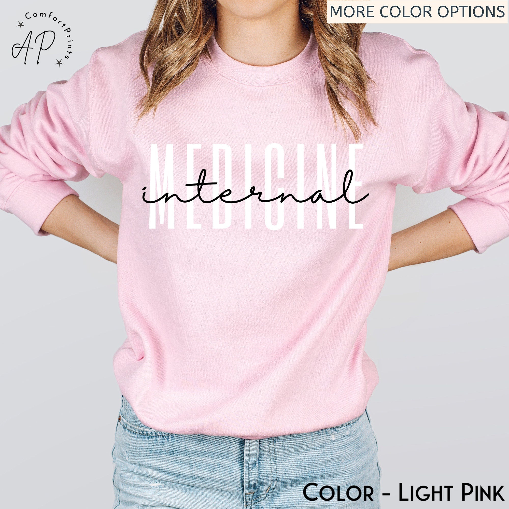 Internal Medicine Sweatshirt, Women in Medicine Sweater, Future Physician Shirt, Medical School Student T-Shirt, MD Grad Tee