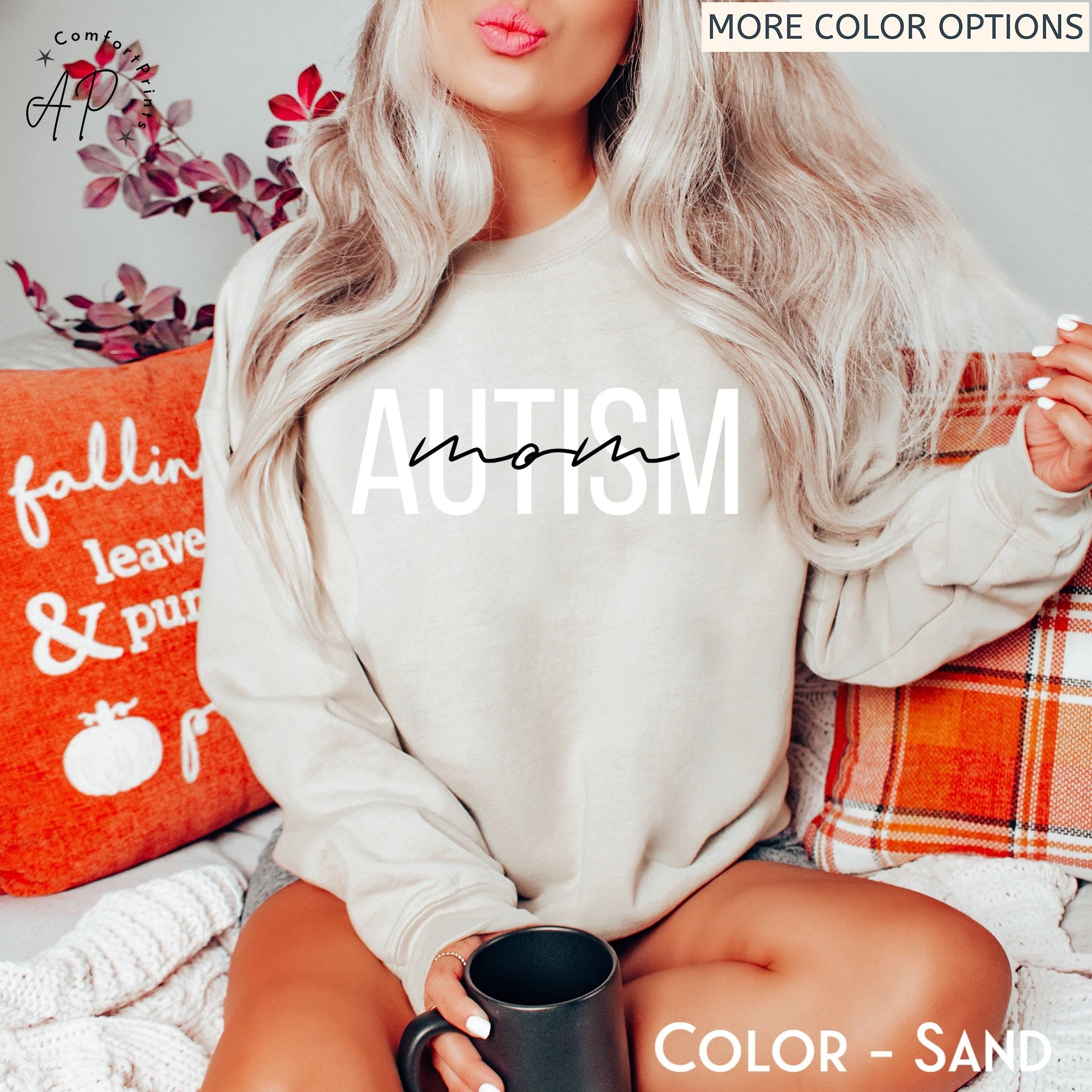 Autism Mom Sweatshirt | Autism Awareness Mama Sweater | Teacher Autism Acceptance Shirt | Neuro Diverse Mommy Sweater