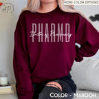 PharmD Doctor of Pharmacy Sweatshirt, Pharmacist Sweater, Pharmacist Graduation Shirt, Pharmacy Student T-Shirt, RX Certified Pharmacist Tee