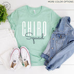 Chiro Squad Shirt, Chiropractor T-Shirt, Chiropractor Assistant, Chiropractor Office Clothing, Chiropractic Sweater, Chiropractor Mom Tee
