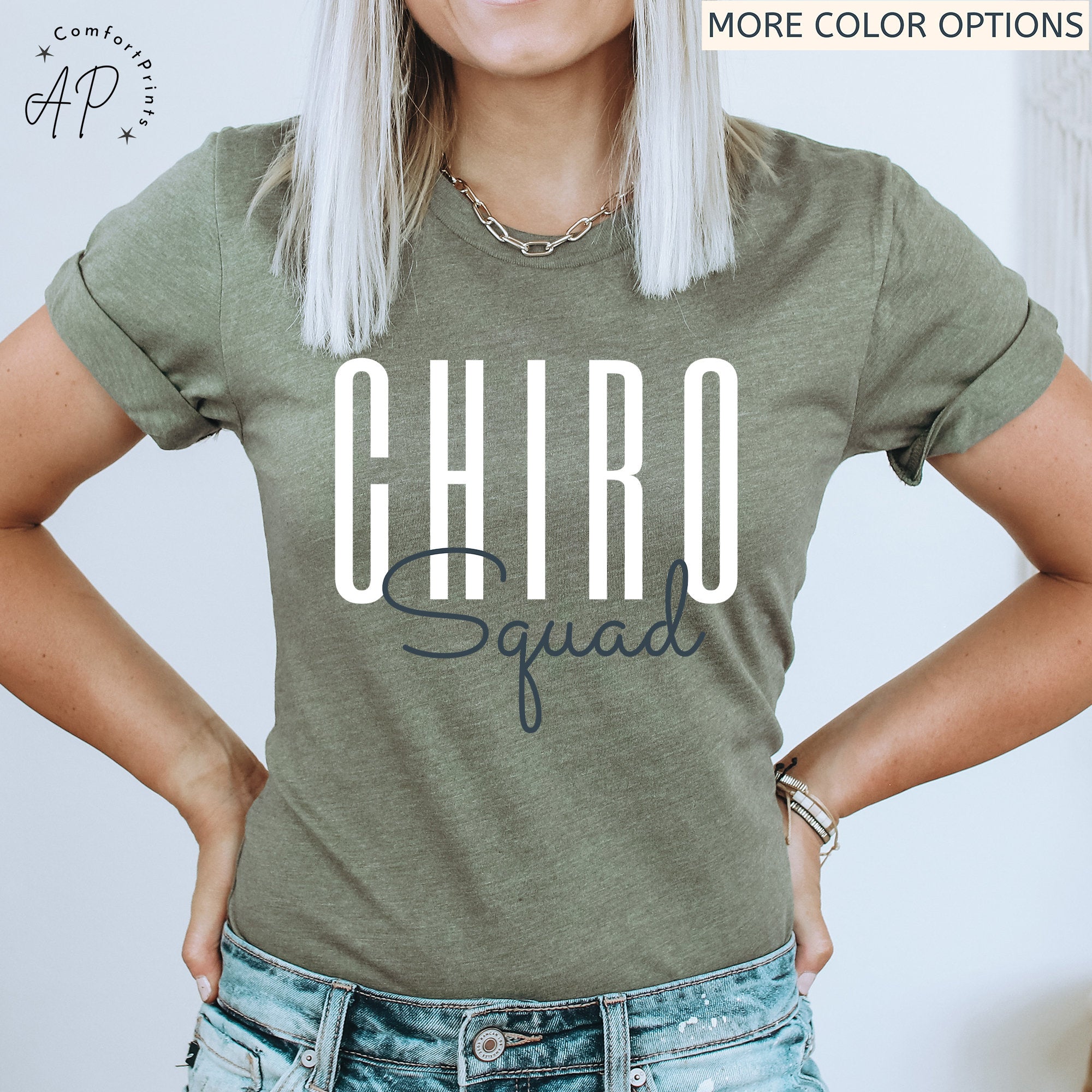 Chiro Squad Shirt, Chiropractor T-Shirt, Chiropractor Assistant, Chiropractor Office Clothing, Chiropractic Sweater, Chiropractor Mom Tee