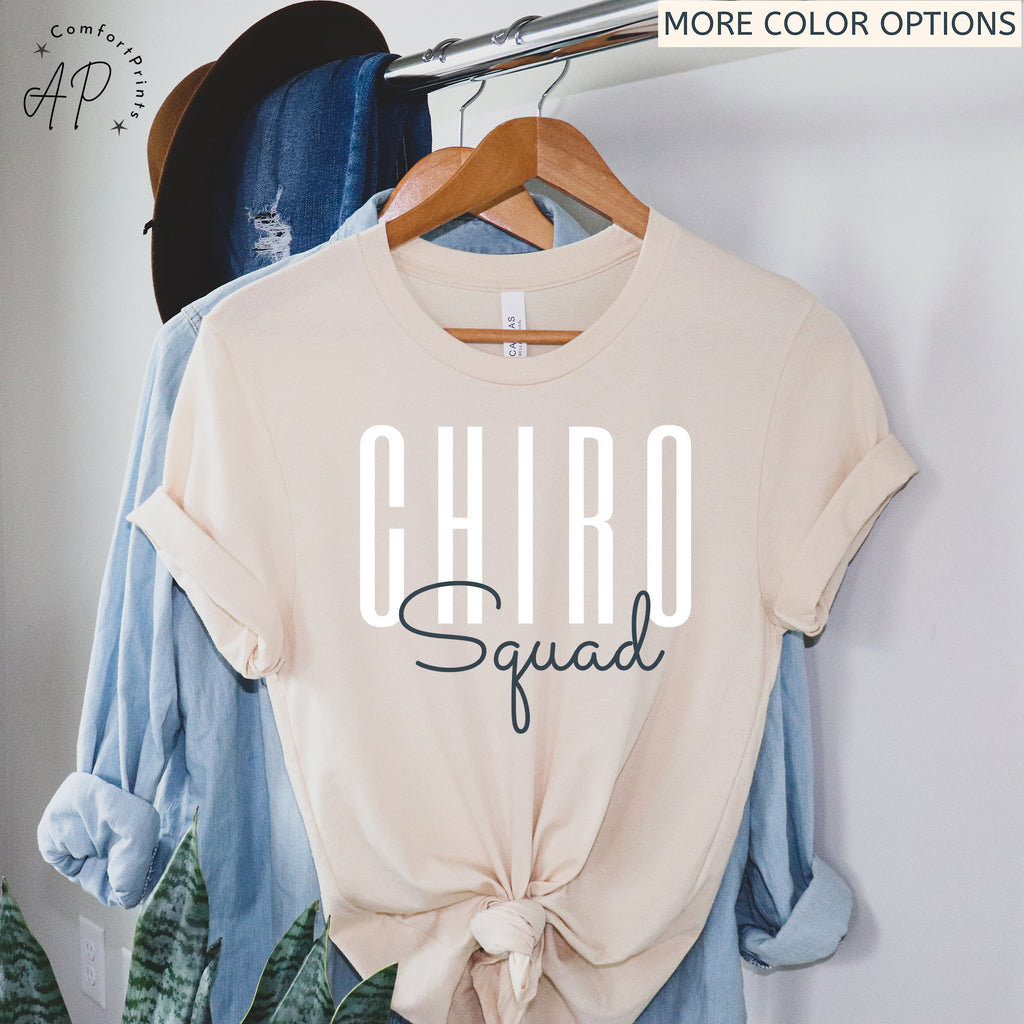 Chiro Squad Shirt, Chiropractor T-Shirt, Chiropractor Assistant, Chiropractor Office Clothing, Chiropractic Sweater, Chiropractor Mom Tee