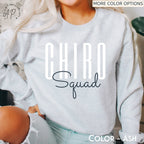 Chiro Squad Sweatshirt, Chiropractor Sweater, Chiropractor Assistant T-Shirt, Chiropractor Office Clothing, Chiropractor Mom