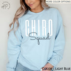 Chiro Squad Sweatshirt, Chiropractor Sweater, Chiropractor Assistant T-Shirt, Chiropractor Office Clothing, Chiropractor Mom