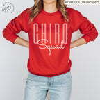 Chiro Squad Sweatshirt, Chiropractor Sweater, Chiropractor Assistant T-Shirt, Chiropractor Office Tee, Chiropractic Shirt, Chiropractor Mom