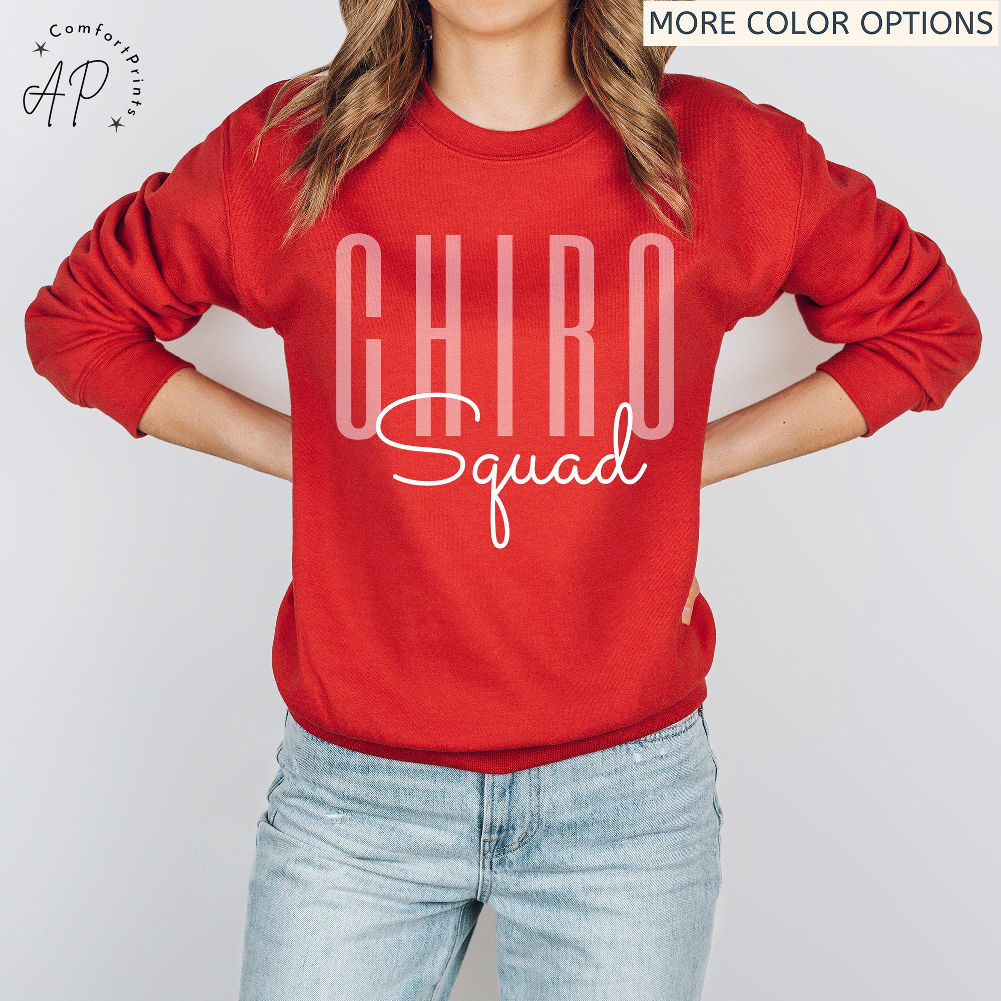 Chiro Squad Sweatshirt, Chiropractor Sweater, Chiropractor Assistant T-Shirt, Chiropractor Office Tee, Chiropractic Shirt, Chiropractor Mom