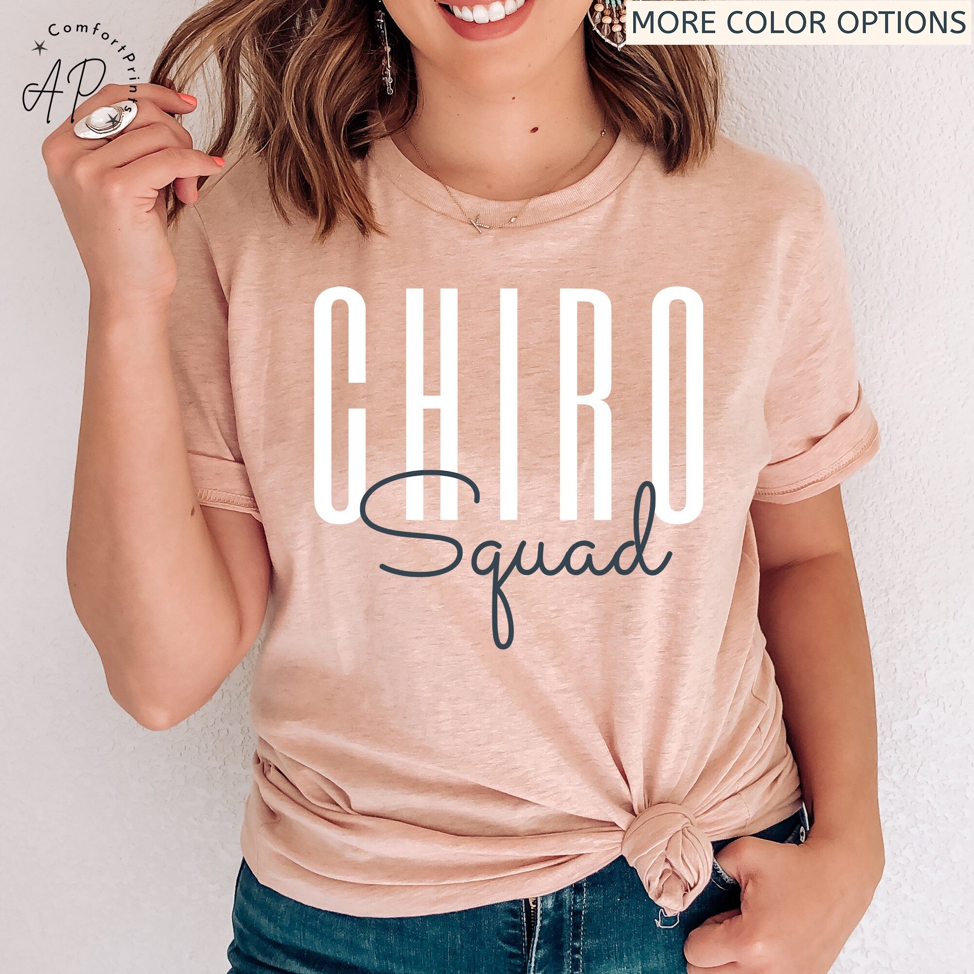 Chiro Squad Shirt, Chiropractor T-Shirt, Chiropractor Assistant, Chiropractor Office Clothing, Chiropractic Sweater, Chiropractor Mom Tee