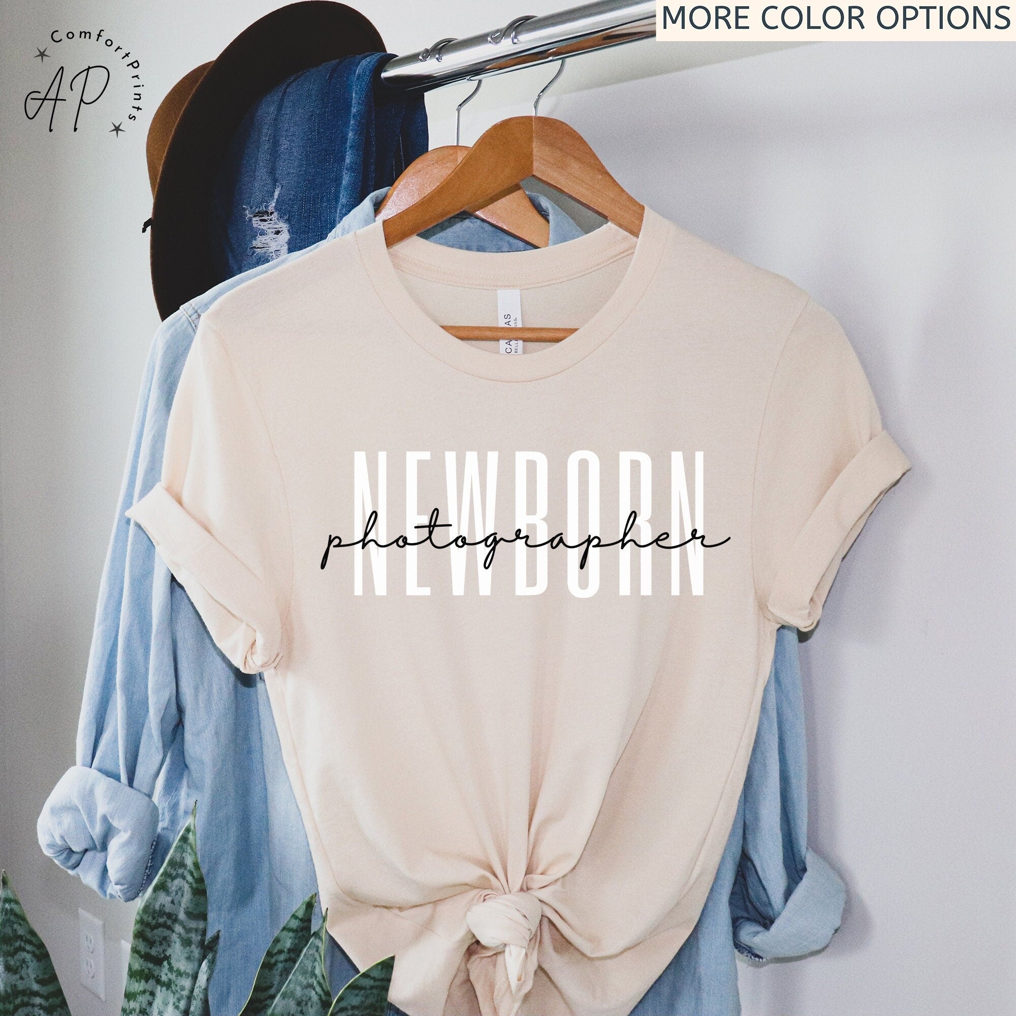 Newborn Photographer Shirt, Baby Photography T-Shirt, Baby Whisperer Sweater