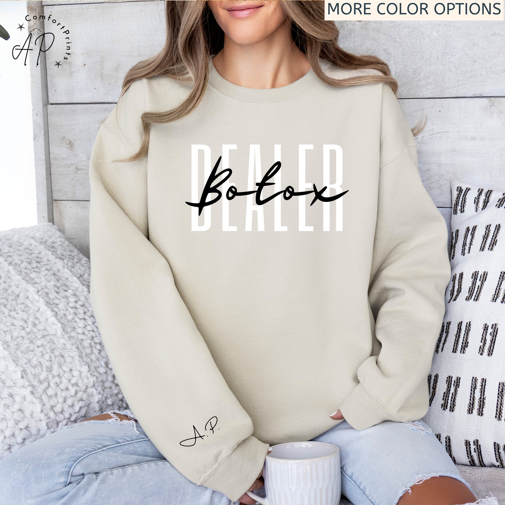 Personalized Botox Dealer Sweatshirt, Skincare Dealer Sweater, Aesthetic Nurse Shirt, Cosmetic Nurse T-Shirt, Filler Injector