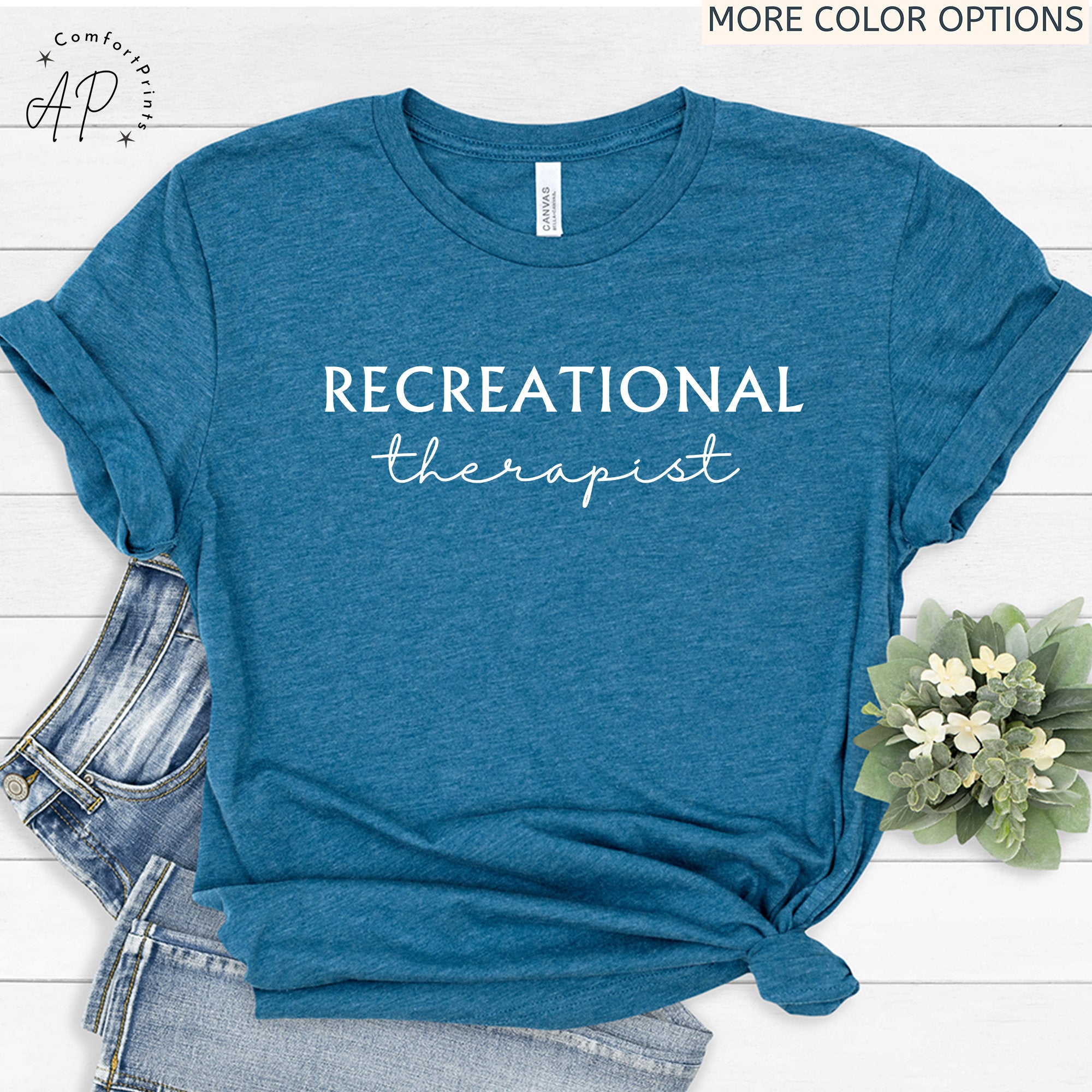 Recreational Therapist Shirt, Recreation Therapy T-Shirt, Therapeutic RT Tee, Recreation Certified Sweatshirt, Specialist CTRS RT