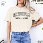 Newborn Photographer Comfort Colors® Retro T-Shirt, Baby Photography Shirt, Baby Whisperer Tee