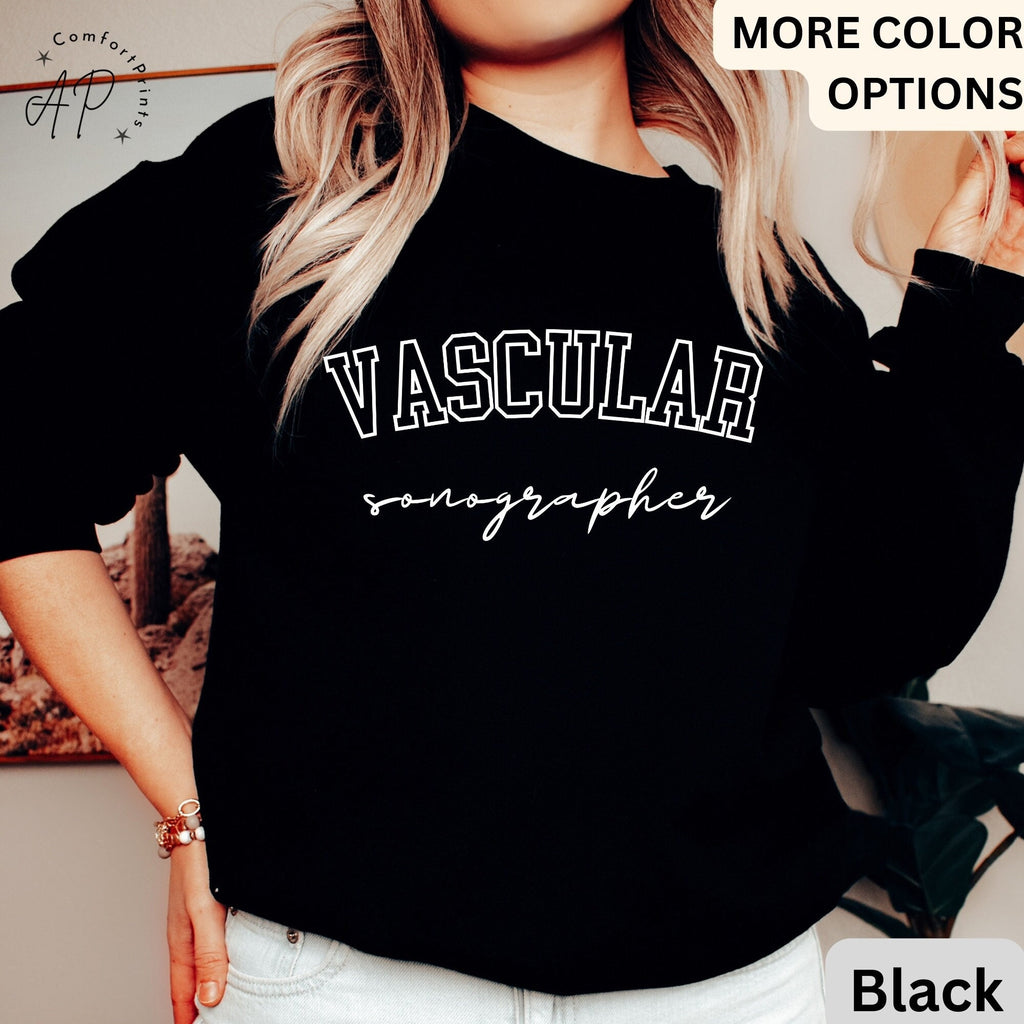 Vascular Sonographer Shirt, Vascular Tech T-Shirt, Sonography Graduate Sweatshirt, Cardiac Sonographer Sweater, Radiologic Tech Shirt