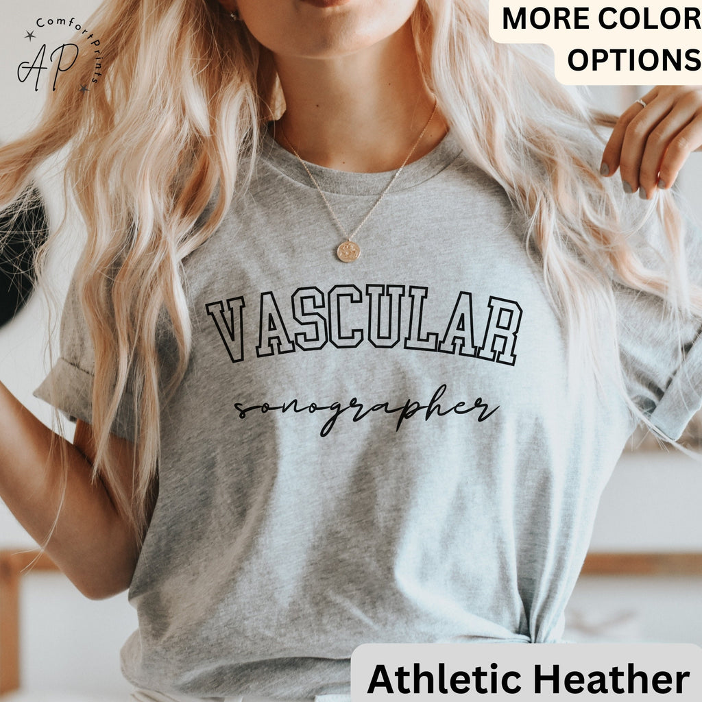 Vascular Sonographer Shirt, Vascular Tech T-Shirt, Sonography Graduate Sweatshirt, Cardiac Sonographer Sweater, Radiologic Tech Shirt