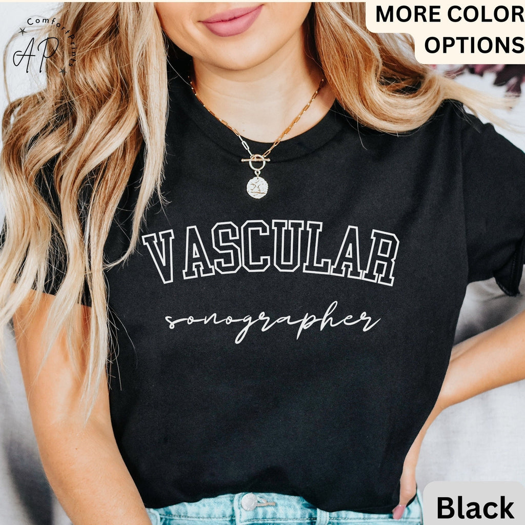 Vascular Sonographer Shirt, Vascular Tech T-Shirt, Sonography Graduate Sweatshirt, Cardiac Sonographer Sweater, Radiologic Tech Shirt