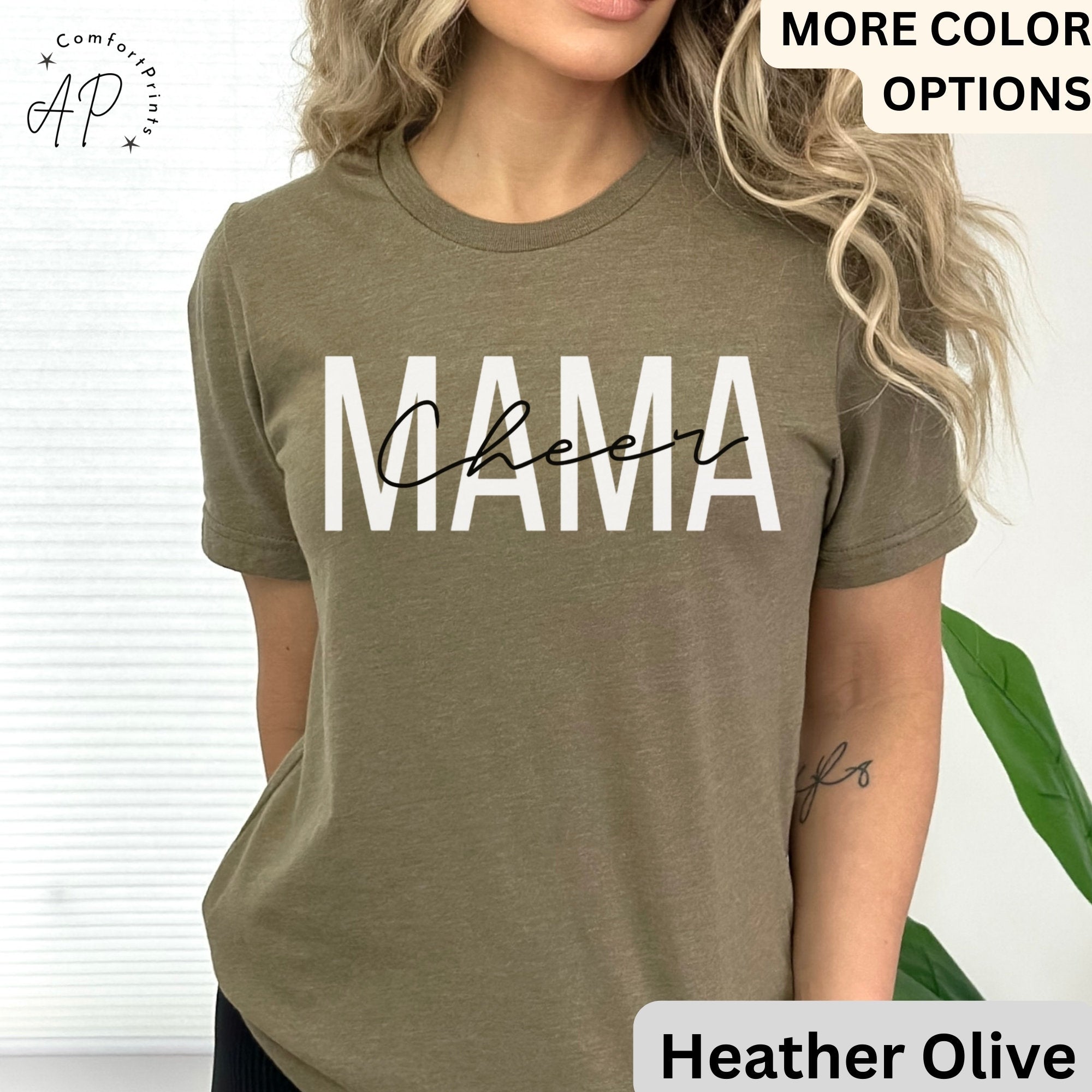 Cheer Mama Shirt, Cheer Mom T-Shirt, Mommy Shirts, Cheer Spirit Wear, Mom Life Shirt, Funny Mom Shirt