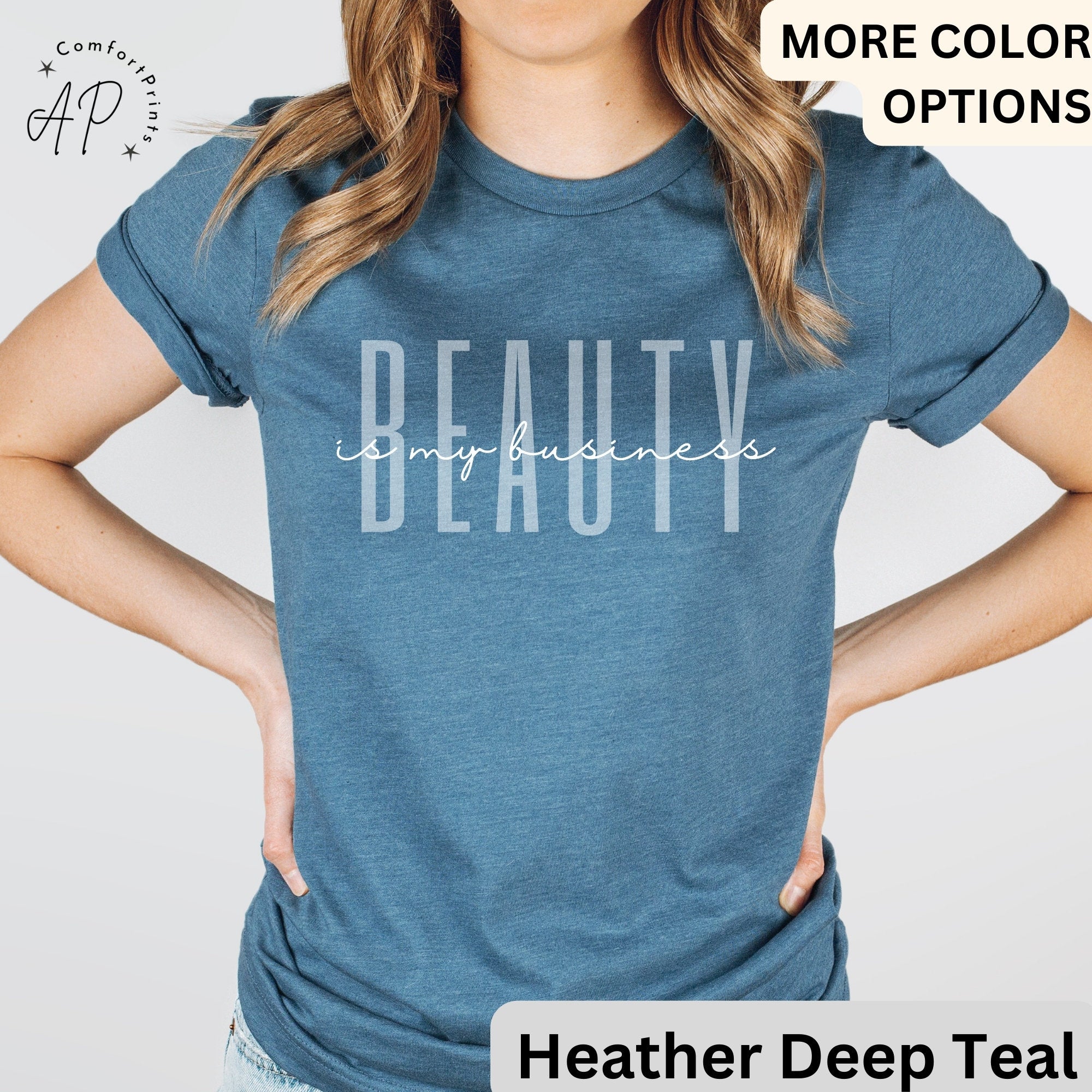 Beauty Is My Business Shirt, Makeup Artist T-Shirt, Licensed Esthetician Shirt, Hairstylist Shirt, Cosmetologist Tee, Hairdresser Sweatshirt