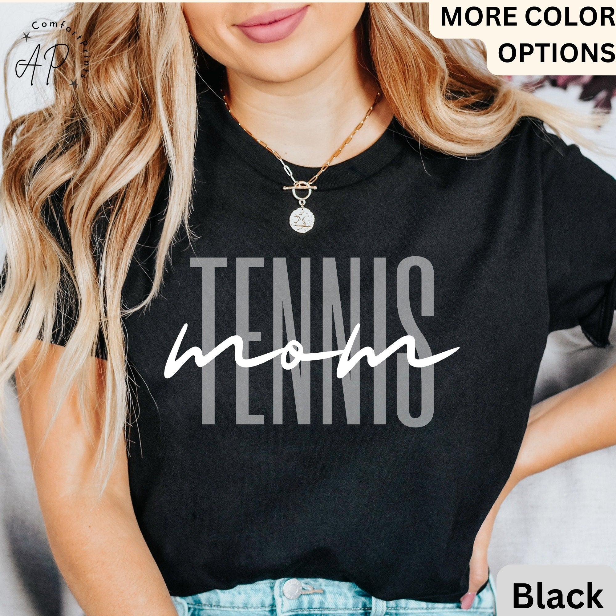 Tennis Mom Shirt, Tennis Mama T-Shirt, Sports Mom Tee, Gift for Tennis Moms