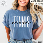Tennis Mom Comfort Colors® Shirt, Tennis Mama T-Shirt, Sports Mom Tee, Gift for Tennis Moms