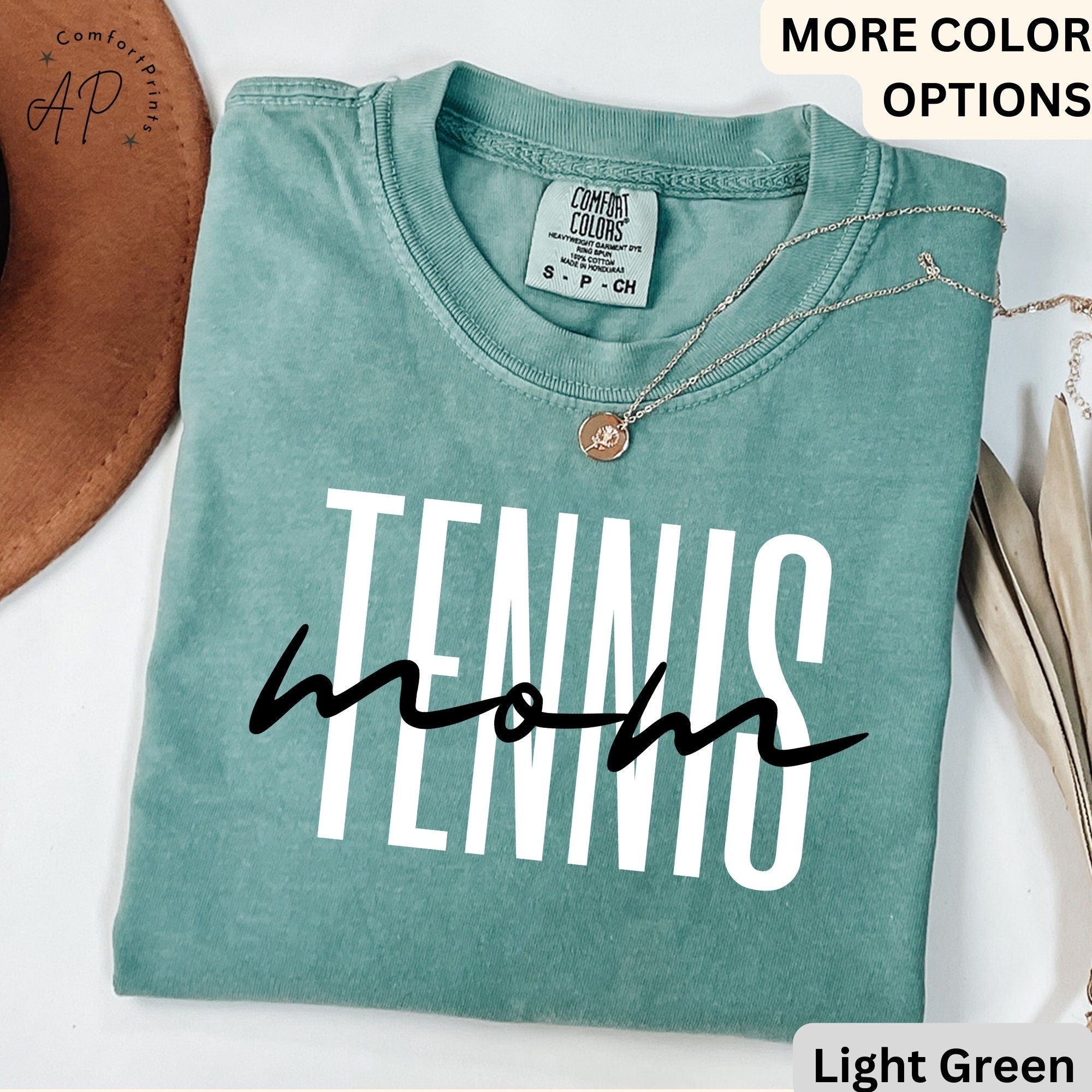 Tennis Mom Comfort Colors® Shirt, Tennis Mama T-Shirt, Sports Mom Tee, Gift for Tennis Moms