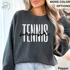 Tennis Mom Comfort Colors® Sweatshirt, Tennis Mama Sweater, Sports Mom Shirt, Gift for Tennis Moms
