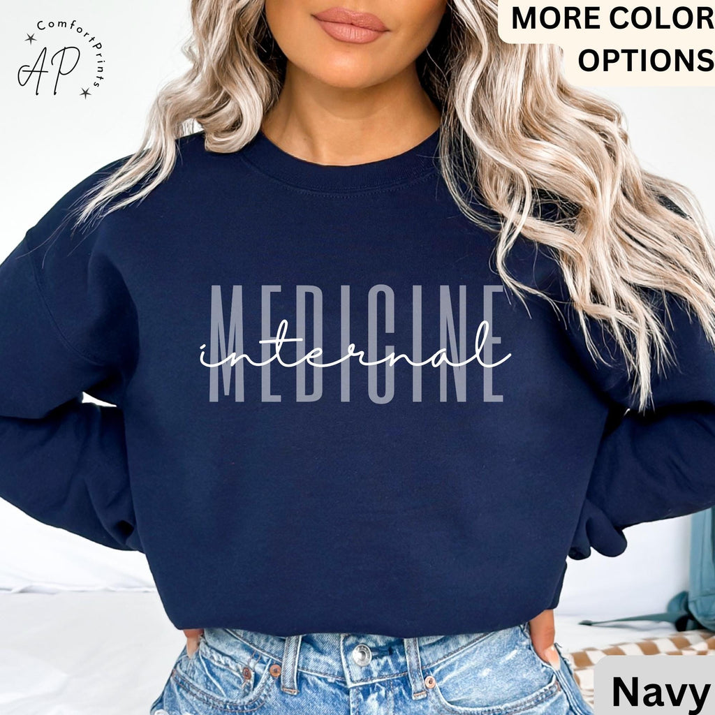 Internal Medicine Sweatshirt, Women in Medicine Sweater, Future Physician Shirt, Medical School Student T-Shirt, MD Grad Tee