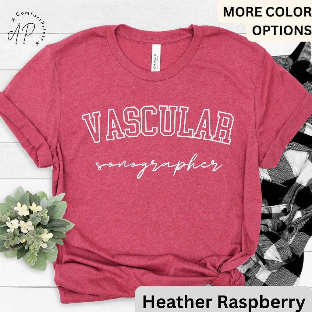 Vascular Sonographer Shirt, Vascular Tech T-Shirt, Sonography Graduate Sweatshirt, Cardiac Sonographer Sweater, Radiologic Tech Shirt