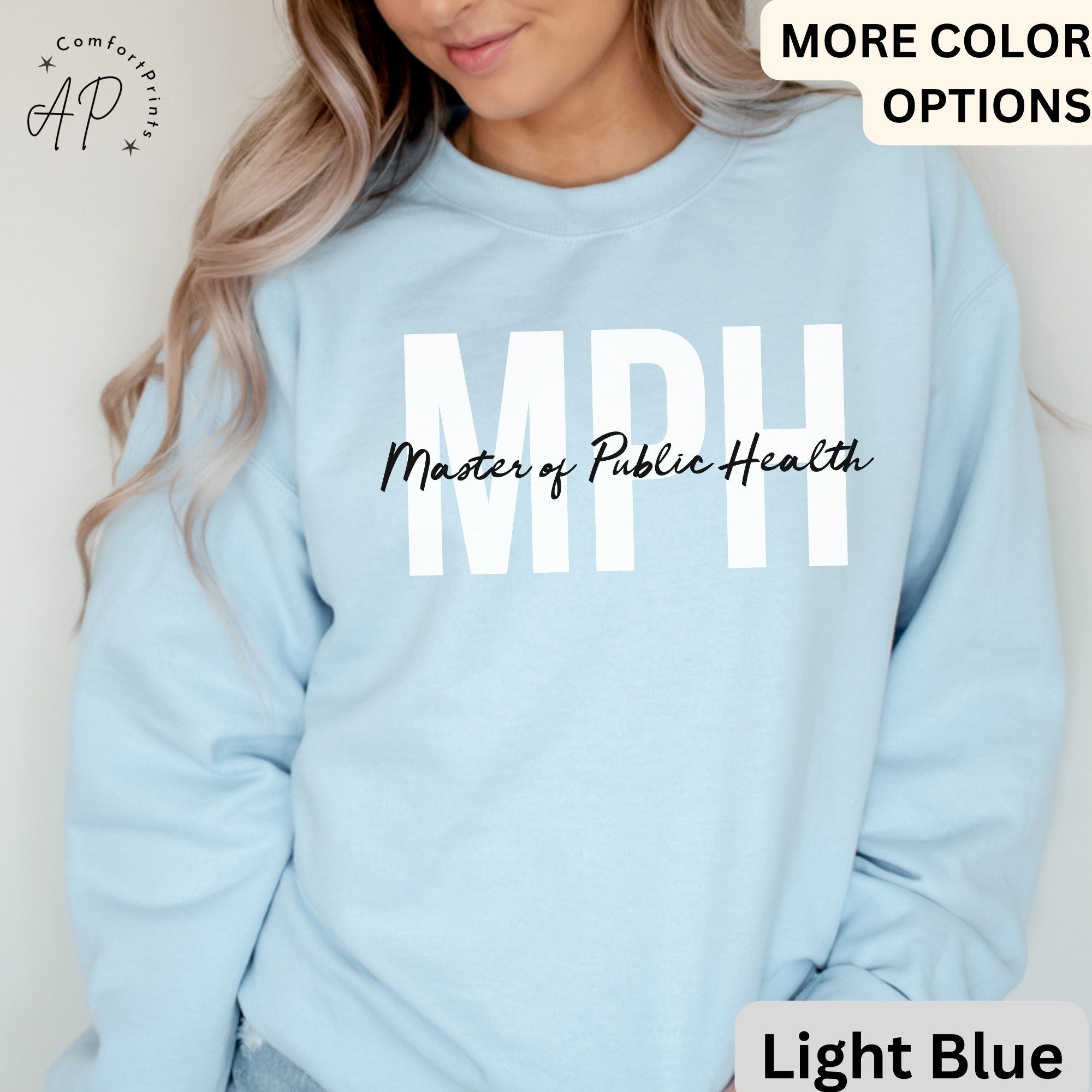 Master Of Public Health Sweatshirt, MPH Graduate Sweater, Community Health Management Hoodie