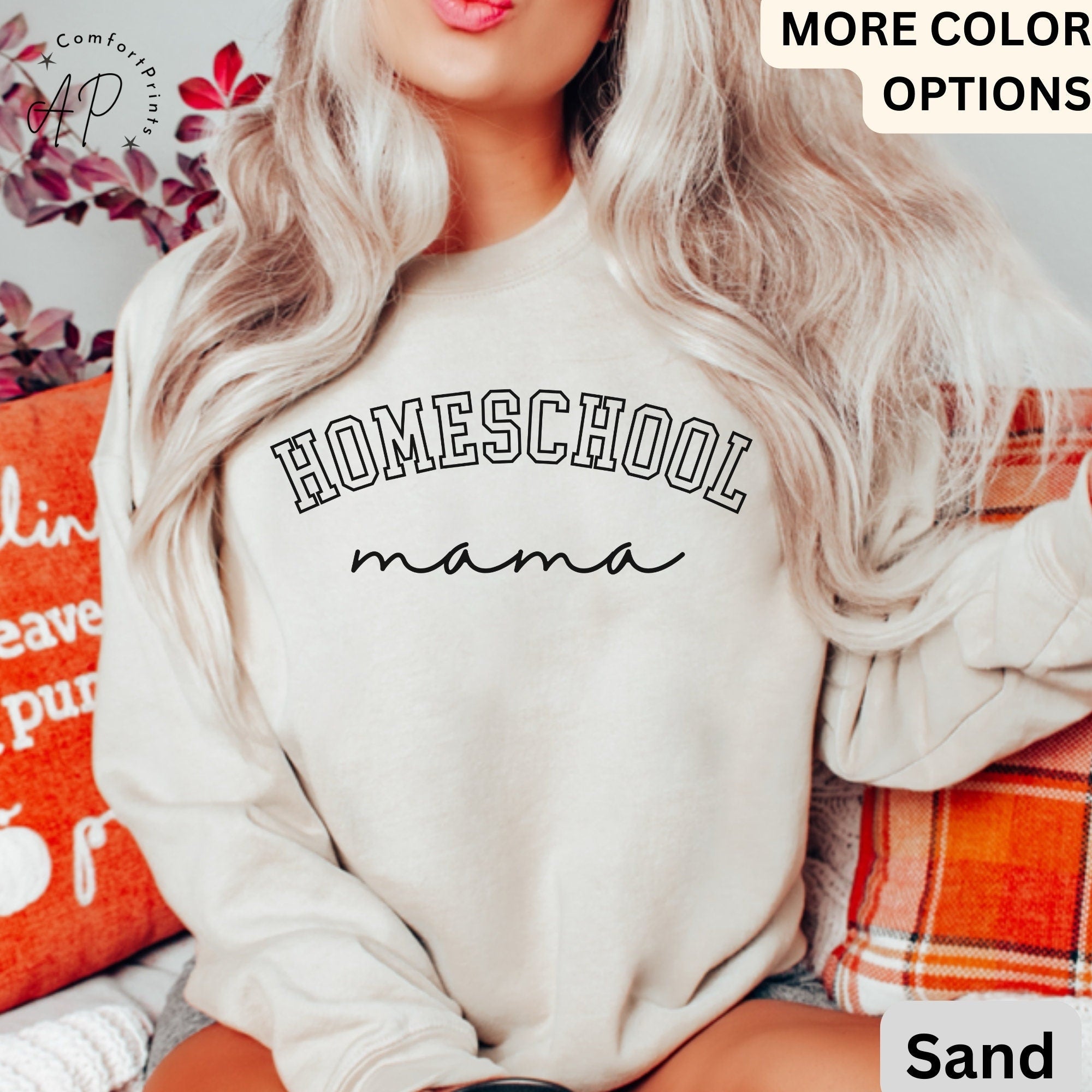 Homeschool Mama Sweatshirt, Homeschooling Mom Sweater, Back to School, Gift for Mother's Day