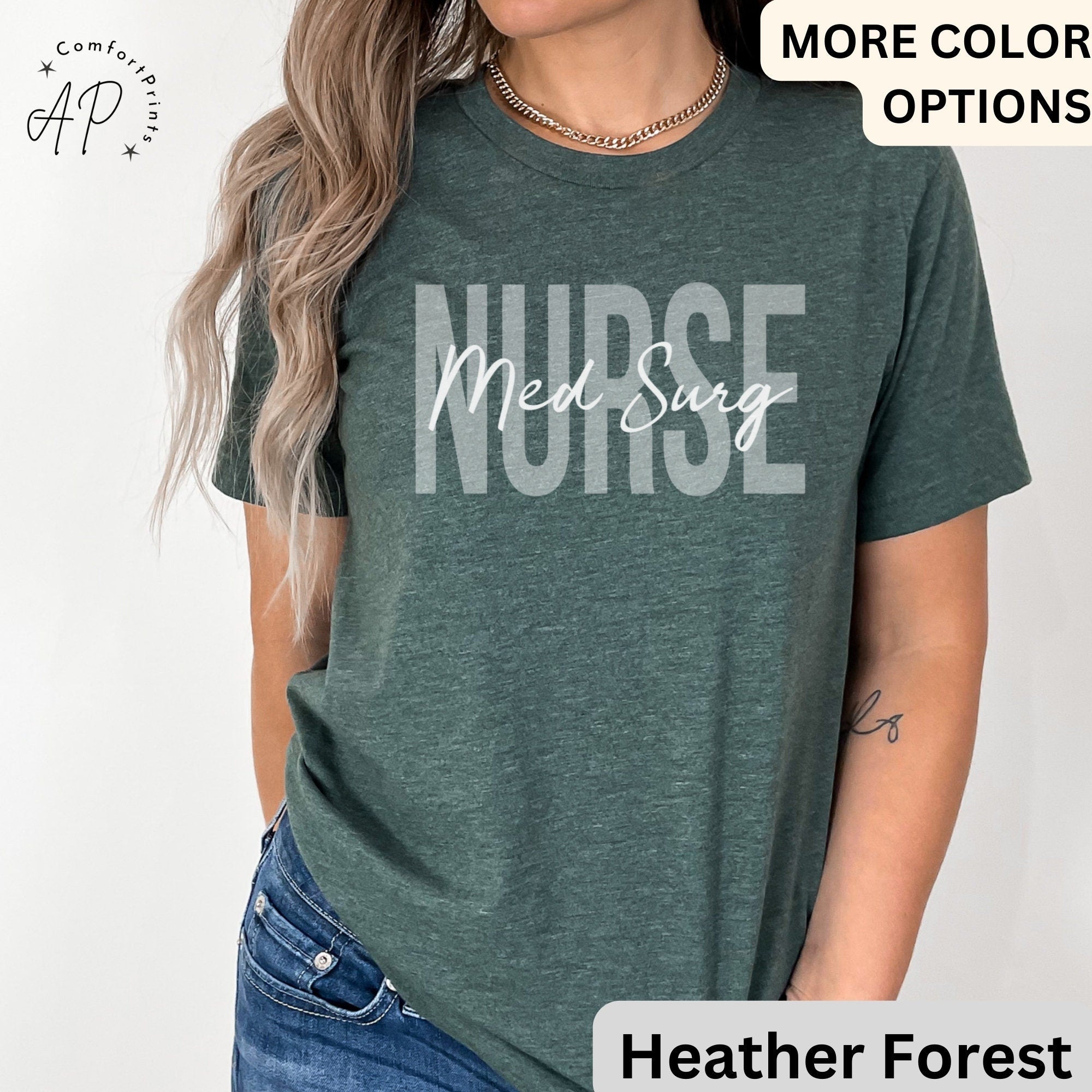 Med Surg Nurse Shirt, Medical Surgical Nurse T-Shirt, Medsurg Nursing School Tee, Registered Nurse Shirt, Nursing School, Future Nurse