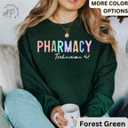 Pharmacy Technician Sweater, Pharmacy Gift Sweatshirt, RX Pharmacy Tech Shirt, Pharmacy Squad T-Shirt, Pharmacy Student Tee