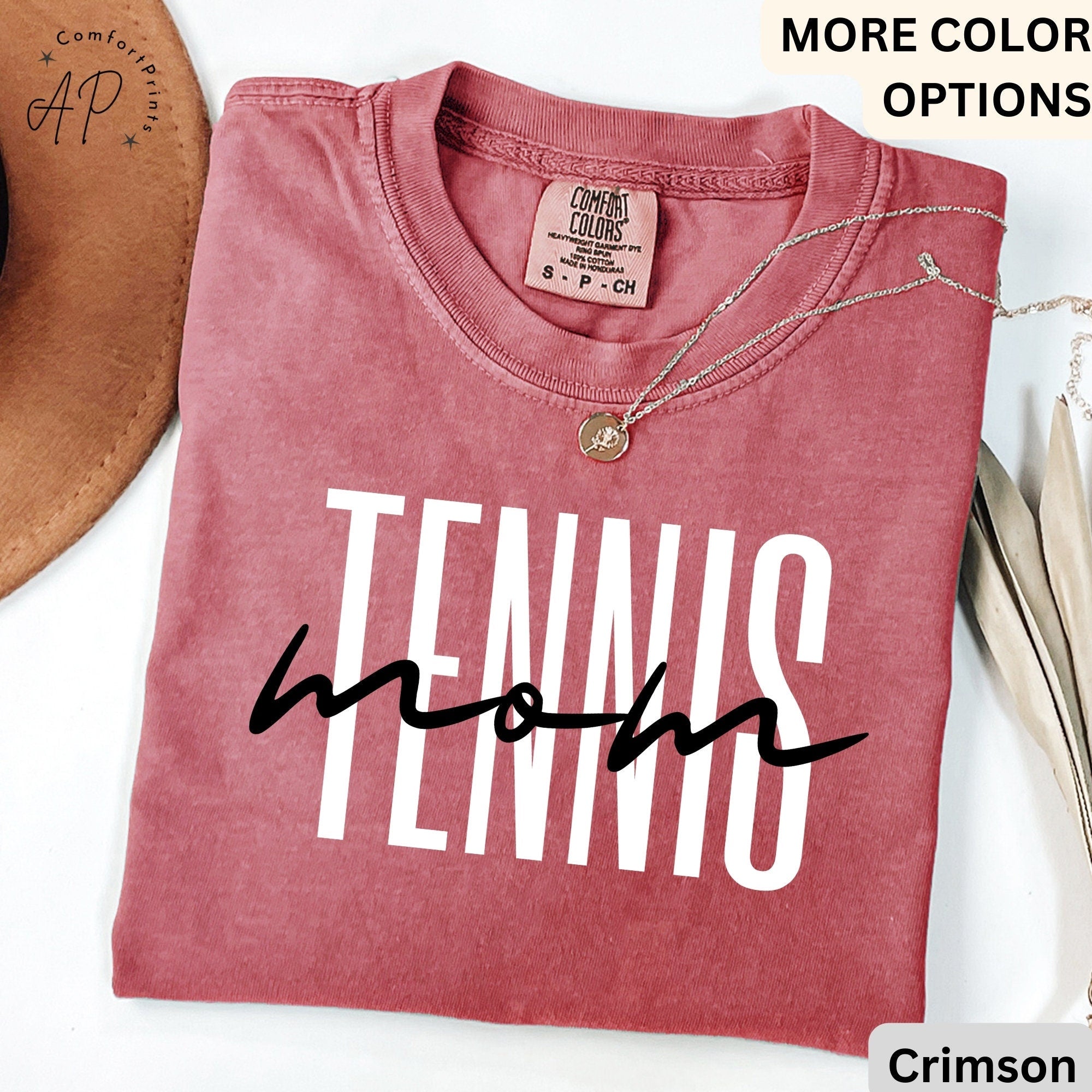 Tennis Mom Comfort Colors® Shirt, Tennis Mama T-Shirt, Sports Mom Tee, Gift for Tennis Moms