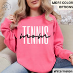 Tennis Mom Comfort Colors® Sweatshirt, Tennis Mama Sweater, Sports Mom Shirt, Gift for Tennis Moms