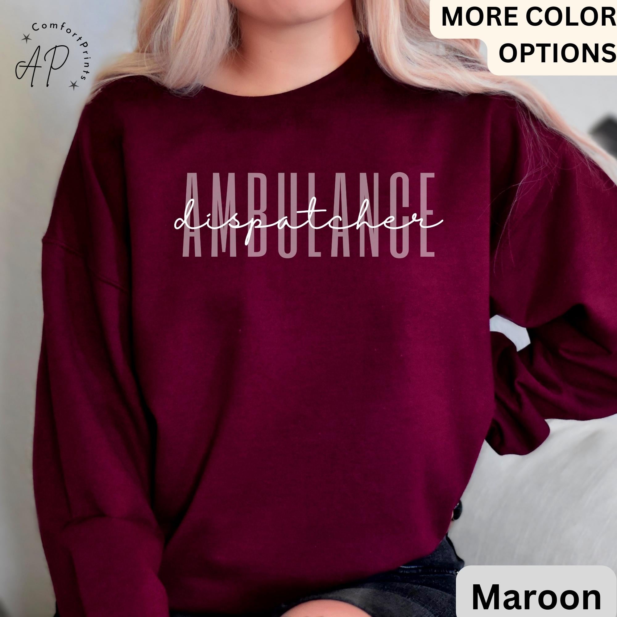 Ambulance Dispatcher Sweatshirt, Emergency Rescue Dispatcher Sweater, 911 Dispatcher Hoodie