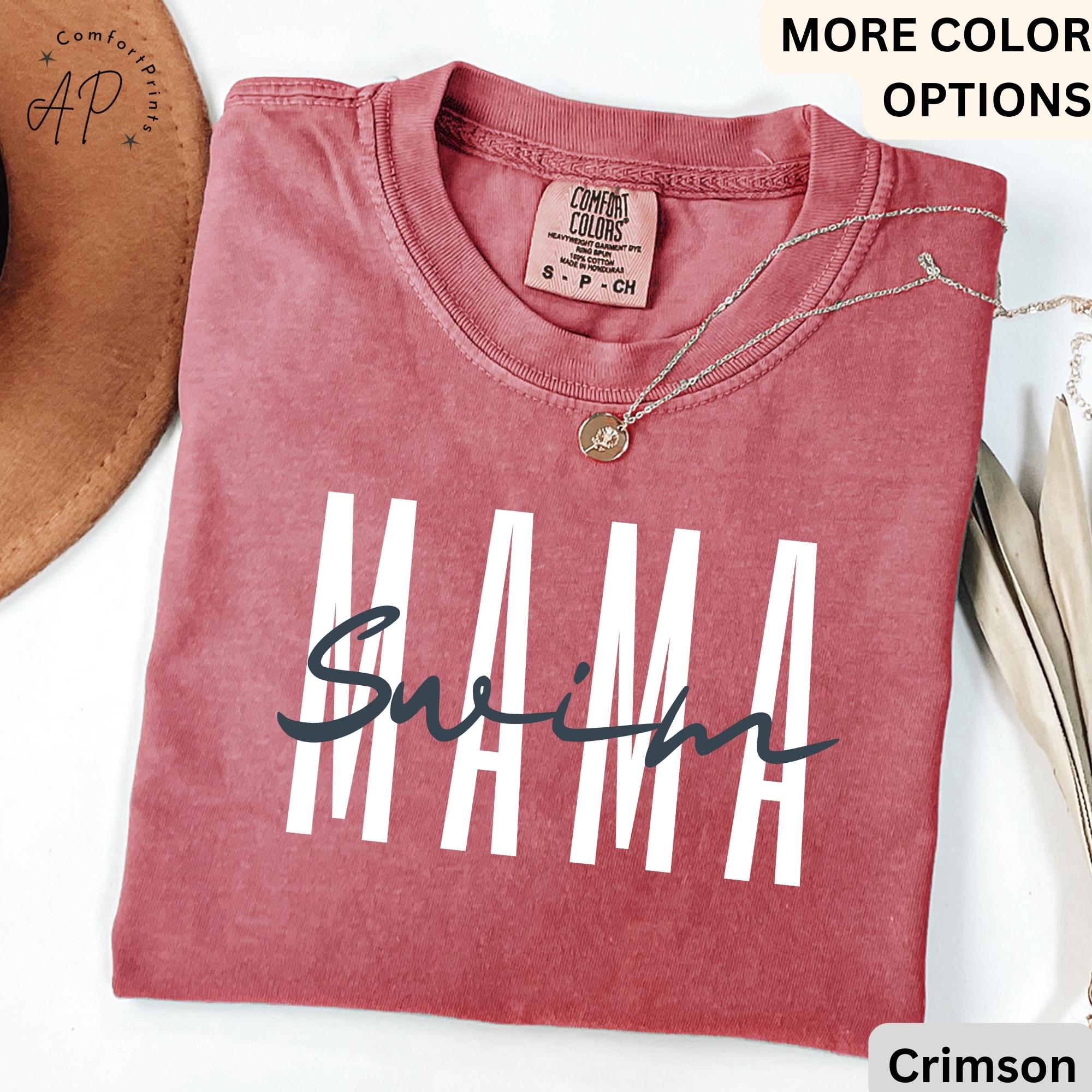 Swim Mama Comfort Colors® T-Shirt, Swim Mom Shirt, Swim Team Sweater, Swim Teacher Sweatshirt, Swimming Team Tee, Swim Coach