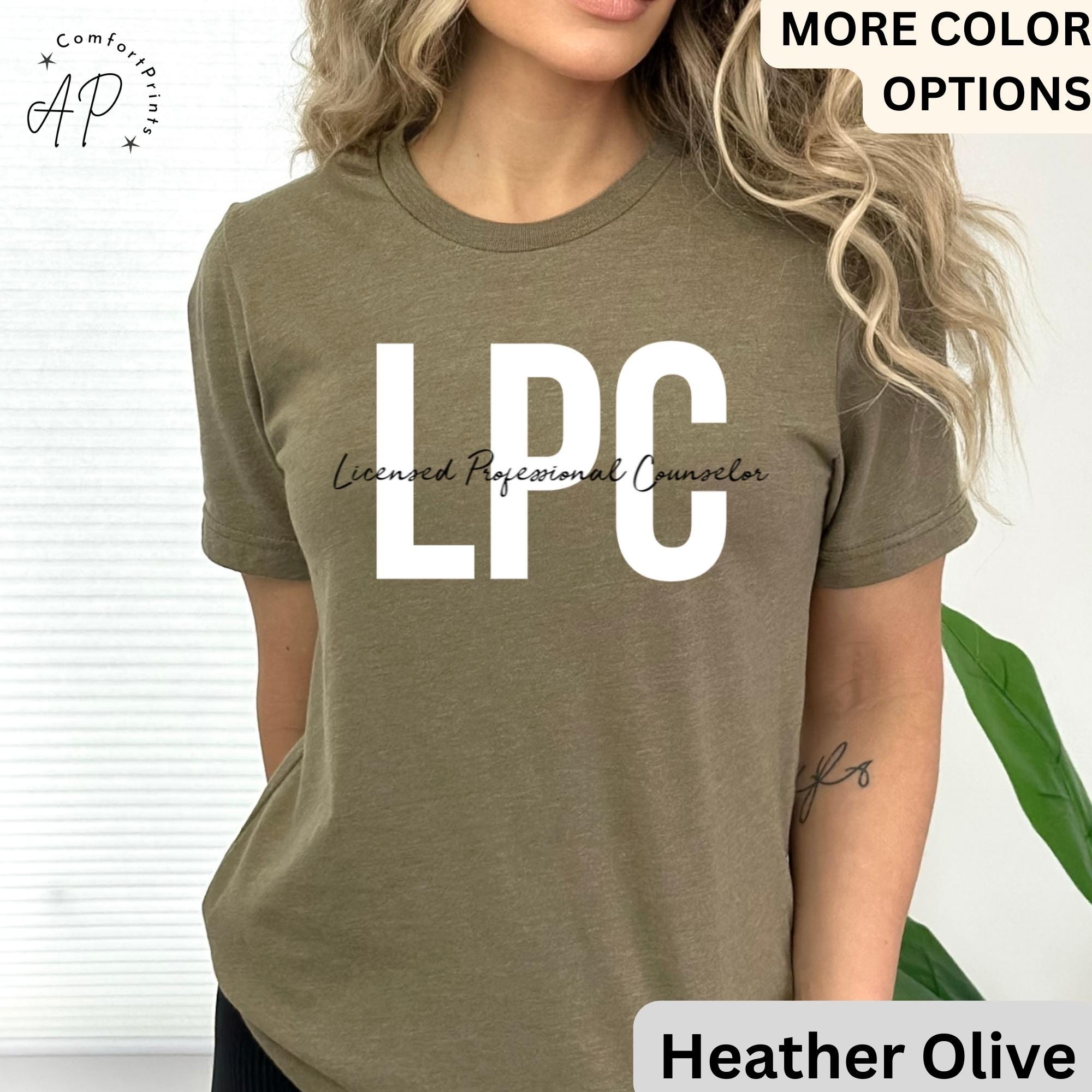Licensed Professional Counselor Shirt, LPC T-Shirt, School Counselor Tee, LPC Student Grad Sweatshirt, Counseling Office Sweater